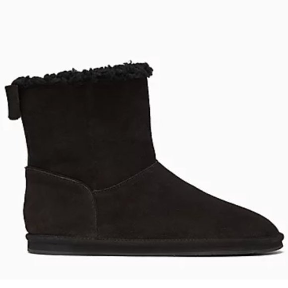 kate spade black Wonderland Booties winter boots shoes size 6 nwot - Picture 3 of 10